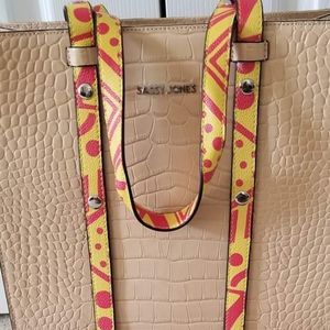 Sassy Jones purse & 3 leather straps as shown with purse.